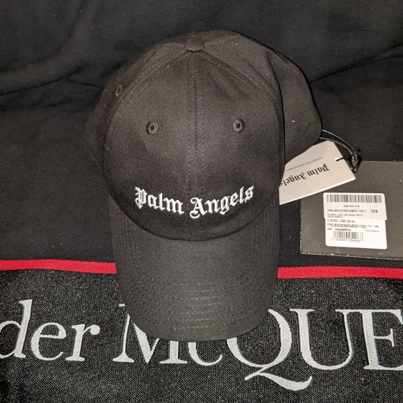 NWT Men's Black Embroidered Palms Angels Cap - Picture 5 of 6